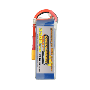 OVERLANDER 2200MAH 11.1V 3S 35C SUPERSPORT PRO LIPO BATTERY (WITH EITHER DEANS OR XT60  CONNECTOR)