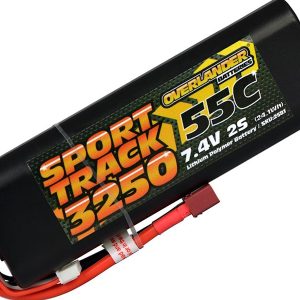 3250MAH 7.4V 2S 55C HARD CASE SPORT TRACK LIPO BATTERY