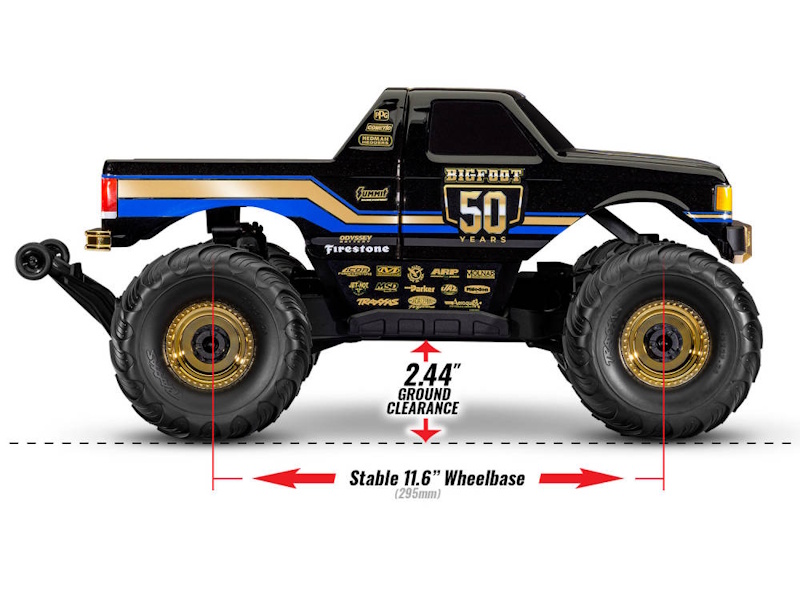 Traxxas Bigfoot HD BL-2S (67134-1) 50th Anniversary