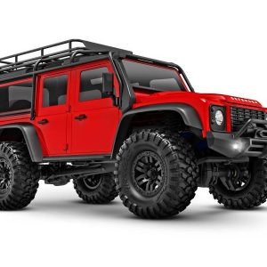 TRX-4m Land Rover Defender 1:18 4X4 Electric Trail Crawler, Red (+ TQ 2-ch, ECM-2.5, Titan 87T, 750mAh 2-Cell LiPo, USB Charger)