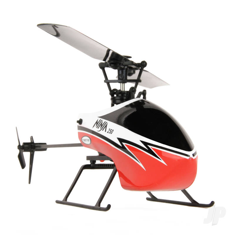 Twister Ninja 250 Helicopter with Co-Pilot Assist, 6-Axis Stabilisation and Altitude Hold (Red)